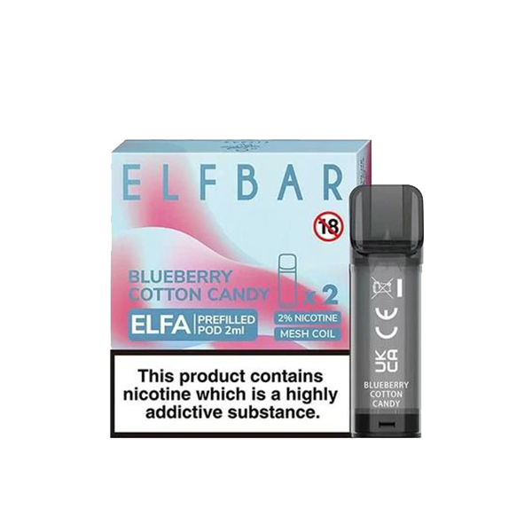 Elfa Pods Blueberry Cotton Candy