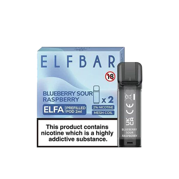 Elfa Pods Blueberry Sour Raspberry