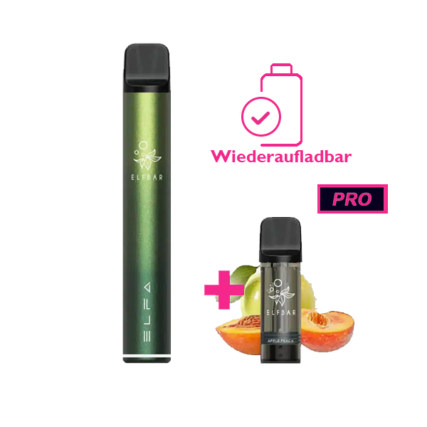 Elfa Pod Kit PRO: Green & Apple Peach 600