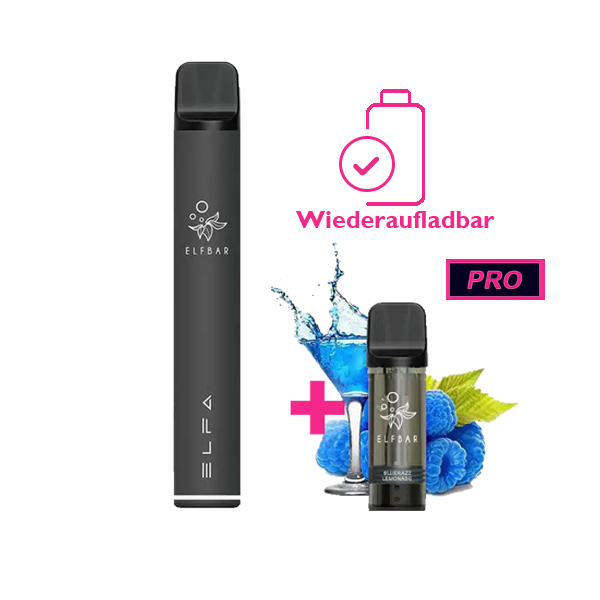 Elfa Pod Kit PRO: Black & Blue Razz Lemonade 600